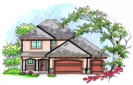 Traditional house plans 7-954 - front exterior, 1,865 sq ft, 4 bed, 2 bath house plans | Monster House Plans