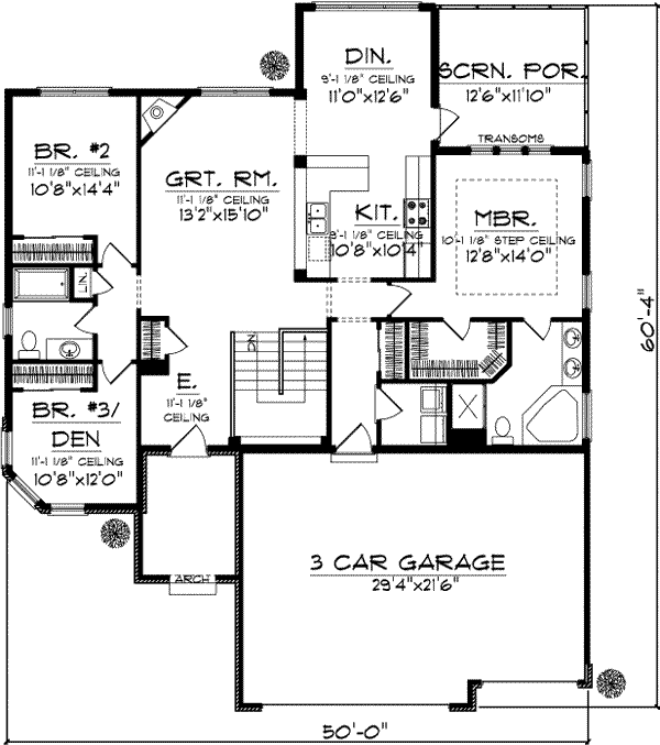 Main Floor Plan: 7-970