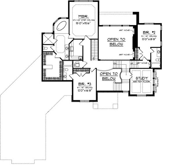 Upper/Second Floor Plan:7-986