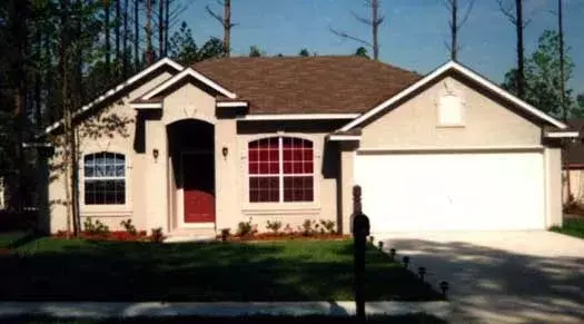 European house plans 71-109 - front exterior, 1,229 sq ft, 3 bed, 2 bath house plans | Monster House Plans