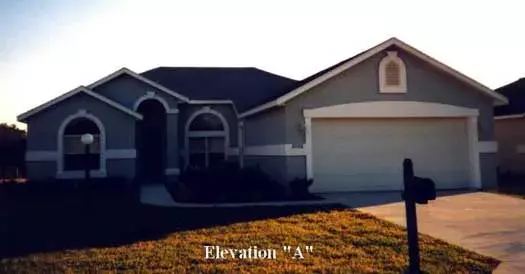 Sunbelt house plans 71-135 - front exterior, 1,424 sq ft, 3 bed, 2 bath house plans | Monster House Plans