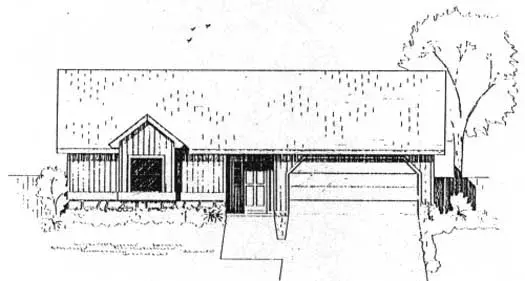Traditional house plans 71-165 - front exterior, 1,560 sq ft, 3 bed, 2 bath house plans | Monster House Plans
