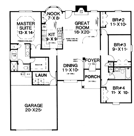 Main Floor Plan: 71-204