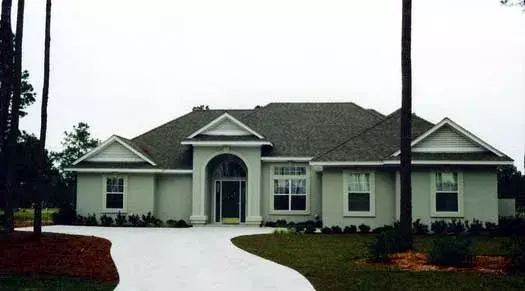 Traditional house plans 71-217 - front exterior, 1,837 sq ft, 3 bed, 2 bath house plans | Monster House Plans
