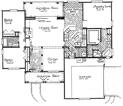 Main Floor Plan: 71-221