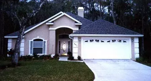 Mediterranean house plans 71-238 - front exterior, 1,918 sq ft, 3 bed, 2 bath house plans | Monster House Plans