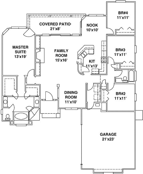 Main Floor Plan: 71-242