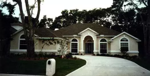 Sunbelt house plans 71-267 - front exterior, 2,085 sq ft, 4 bed, 3 bath house plans | Monster House Plans