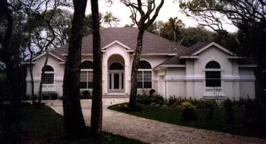 Sunbelt house plans 71-353 - front exterior, 2,650 sq ft, 4 bed, 3 bath house plans | Monster House Plans