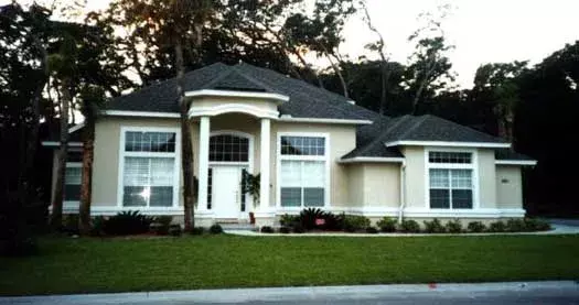 Sunbelt house plans 71-364 - front exterior, 2,823 sq ft, 3 bed, 2 bath house plans | Monster House Plans