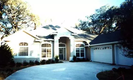 Sunbelt house plans 71-368 - front exterior, 2,972 sq ft, 5 bed, 4 bath house plans | Monster House Plans