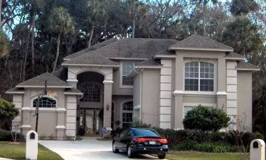 Mediterranean house plans 71-369 - front exterior, 2,999 sq ft, 4 bed, 3 bath house plans | Monster House Plans