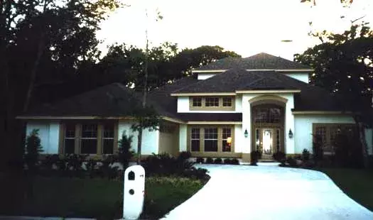 Mediterranean house plans 71-370 - front exterior, 3,003 sq ft, 5 bed, 4 bath house plans | Monster House Plans