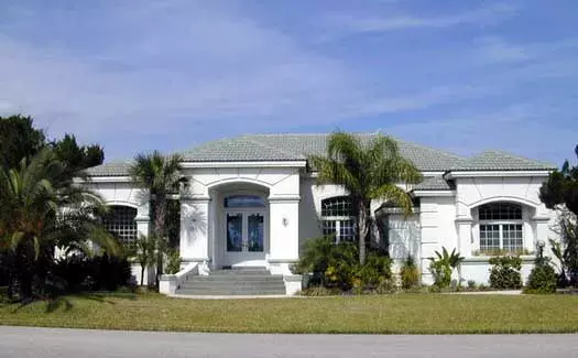 Sunbelt house plans 71-375 - front exterior, 3,146 sq ft, 3 bed, 3 bath house plans | Monster House Plans