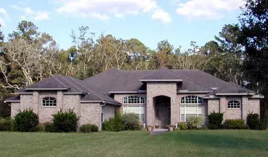 European house plans 71-424 - front exterior, 2,835 sq ft, 5 bed, 4 bath house plans | Monster House Plans