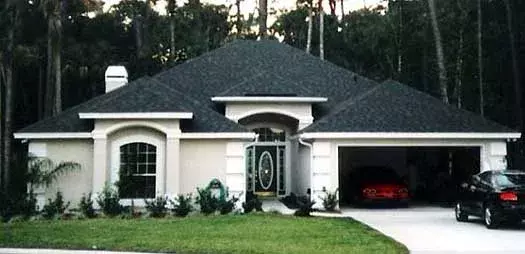 Mediterranean house plans 71-458 - front exterior, 2,208 sq ft, 4 bed, 3 bath house plans | Monster House Plans