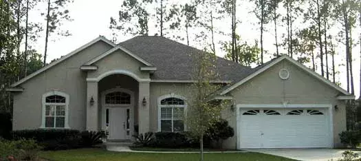 Mediterranean house plans 71-482 - front exterior, 2,310 sq ft, 3 bed, 2 bath house plans | Monster House Plans