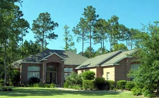 Traditional house plans 71-483 - front exterior, 3,041 sq ft, 4 bed, 2 bath house plans | Monster House Plans