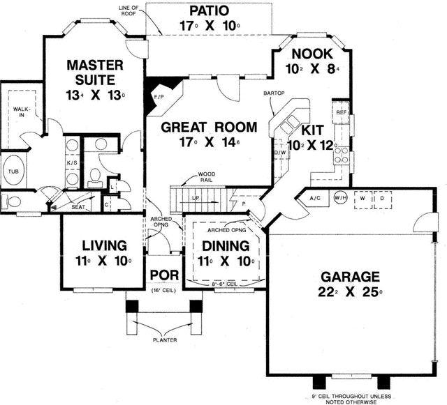 Main Floor Plan: 71-524