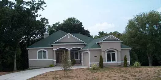 Sunbelt house plans 71-552 - front exterior, 3,256 sq ft, 5 bed, 3 bath house plans | Monster House Plans