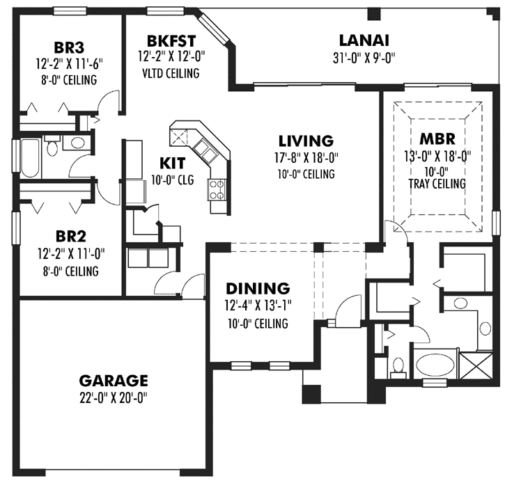 Main Floor Plan: 73-135