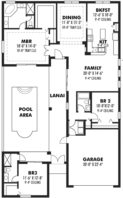 Main Floor Plan: 73-140
