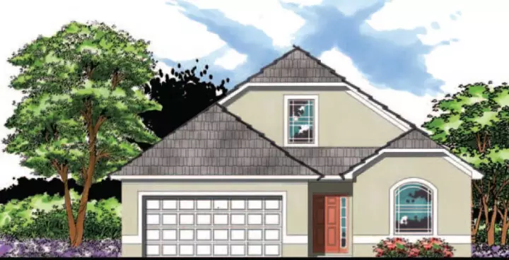 Florida house plans 73-151 - front exterior, 2,173 sq ft, 4 bed, 3 bath house plans | Monster House Plans
