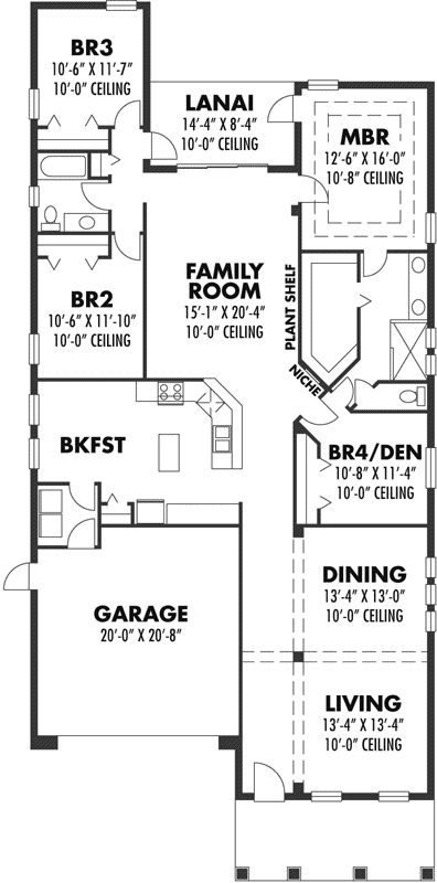 Main Floor Plan: 73-157