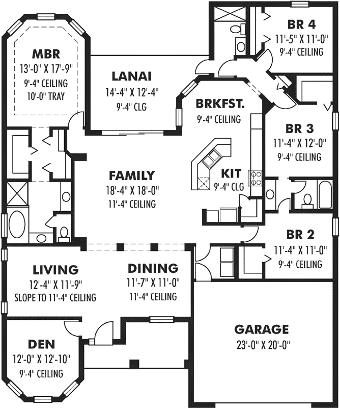 Main Floor Plan: 73-166
