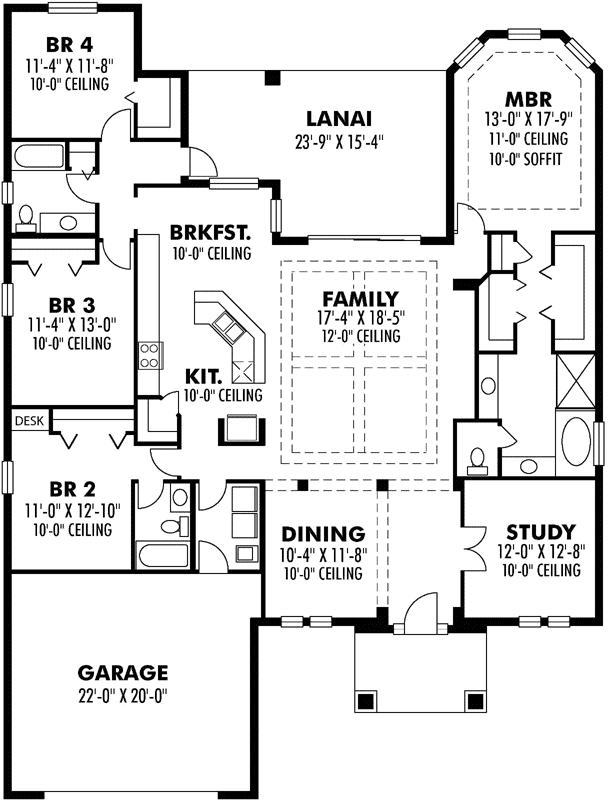 Main Floor Plan: 73-167