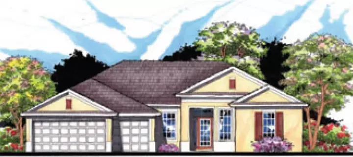 Traditional house plans 73-168 - front exterior, 2,500 sq ft, 4 bed, 3 bath house plans | Monster House Plans