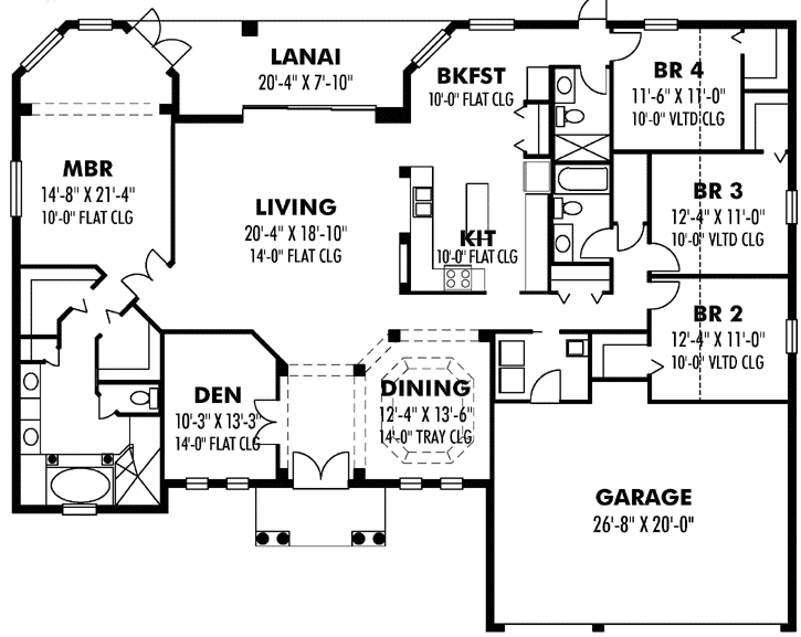 Main Floor Plan: 73-173
