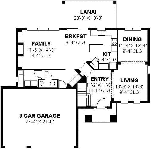 Main Floor Plan: 73-181