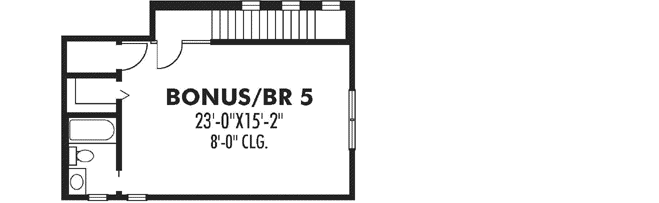 Upper/Second Floor Plan:73-190