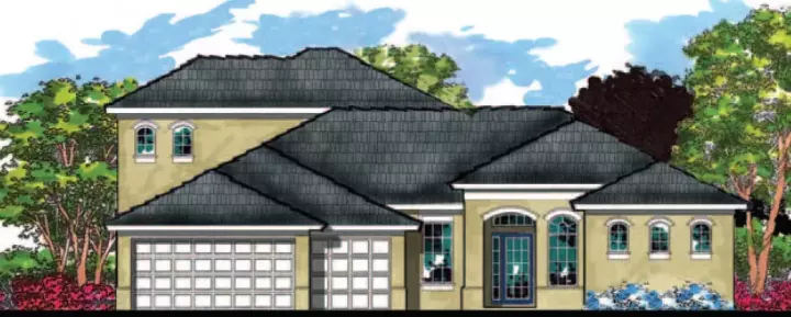 Florida house plans 73-192 - front exterior, 3,109 sq ft, 4 bed, 3 bath house plans | Monster House Plans