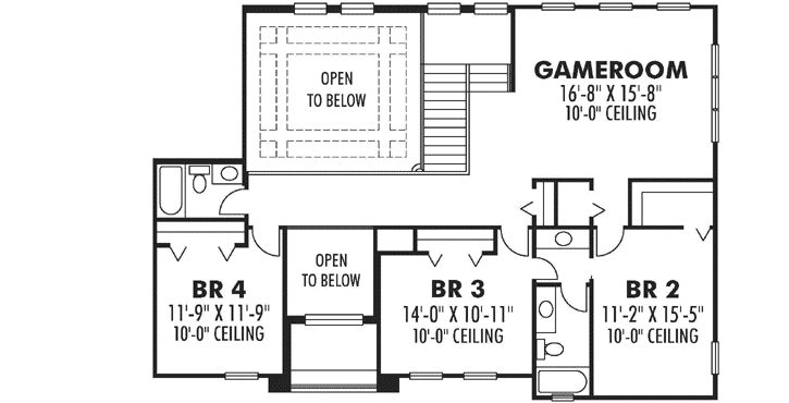 Upper/Second Floor Plan:73-202