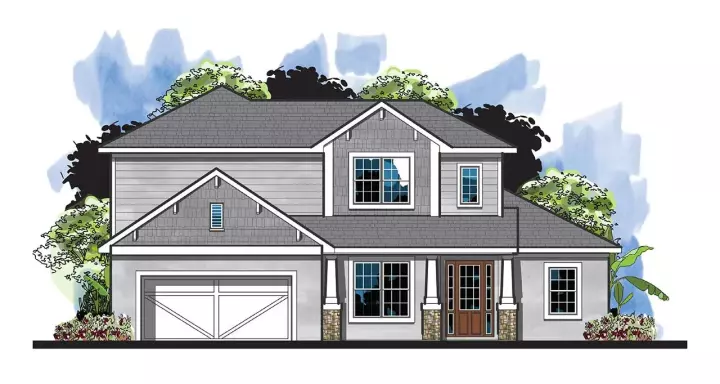 Craftsman house plans 73-237 - front exterior, 2,754 sq ft, 4 bed, 3 bath house plans | Monster House Plans