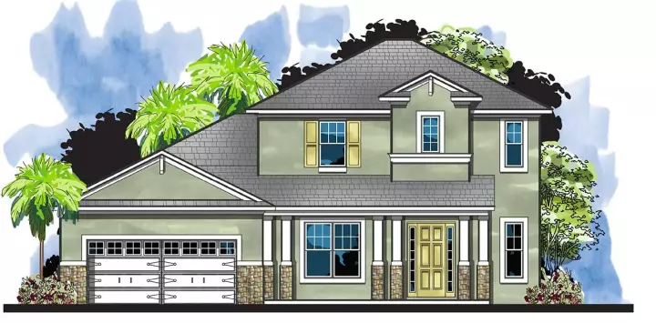 Craftsman house plans 73-259 - front exterior, 2,784 sq ft, 4 bed, 3 bath house plans | Monster House Plans