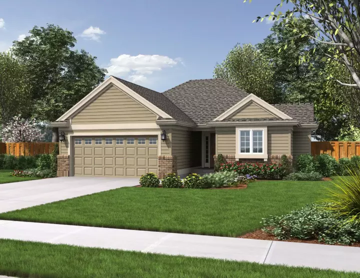 Traditional house plans 74-107 - front exterior, 1,271 sq ft, 3 bed, 2 bath house plans | Monster House Plans