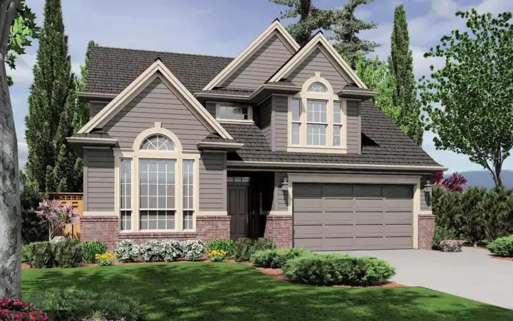 Traditional house plans 74-293 - front exterior, 1,994 sq ft, 3 bed, 2 bath house plans | Monster House Plans