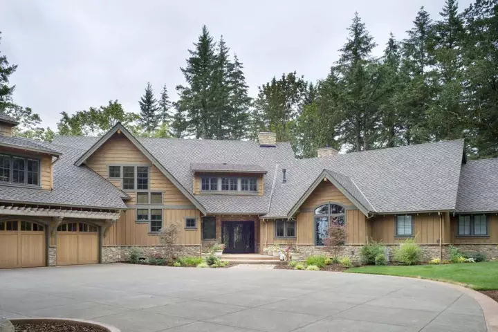 Craftsman house plans 74-480 - front exterior, 5,250 sq ft, 5 bed, 5 bath house plans | Monster House Plans
