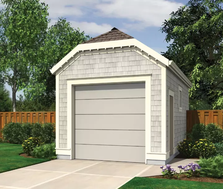 Craftsman house plans 74-526 - front exterior, 286 sq ft, 0 bed, 0 bath house plans | Monster House Plans