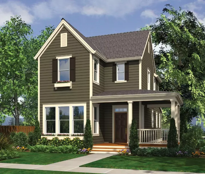 Southern house plans 74-548 - front exterior, 1,690 sq ft, 3 bed, 2 bath house plans | Monster House Plans