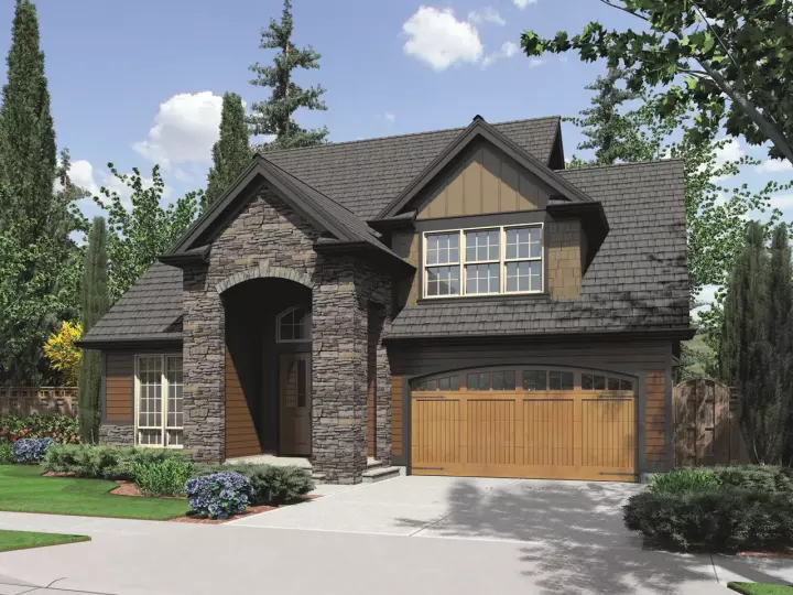 Cottage house plans 74-639 - front exterior, 2,278 sq ft, 3 bed, 2 bath house plans | Monster House Plans