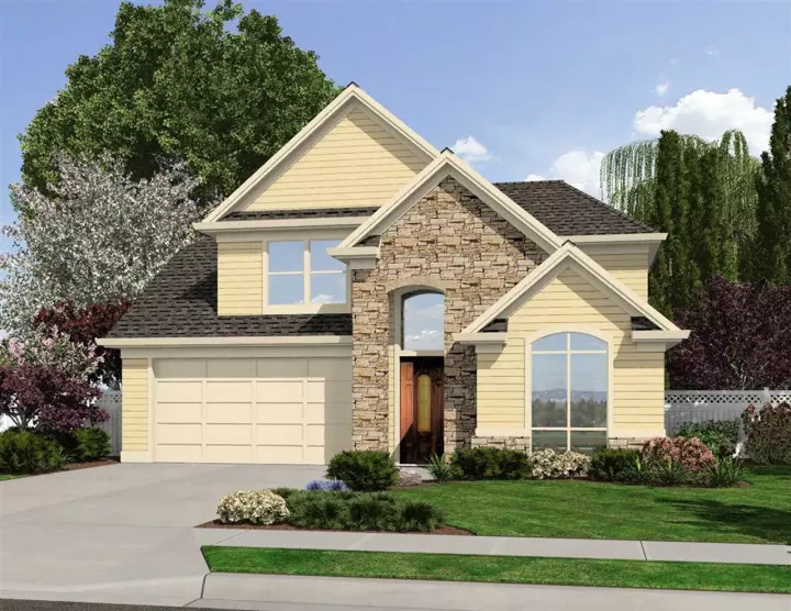 Traditional house plans 74-676 - front exterior, 2,632 sq ft, 4 bed, 2 bath house plans | Monster House Plans