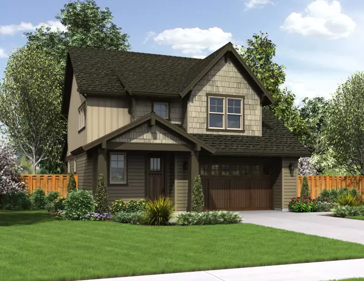 Cottage house plans 74-686 - front exterior, 1,635 sq ft, 3 bed, 2 bath house plans | Monster House Plans