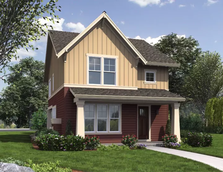 Cottage house plans 74-688 - front exterior, 1,636 sq ft, 3 bed, 2 bath house plans | Monster House Plans