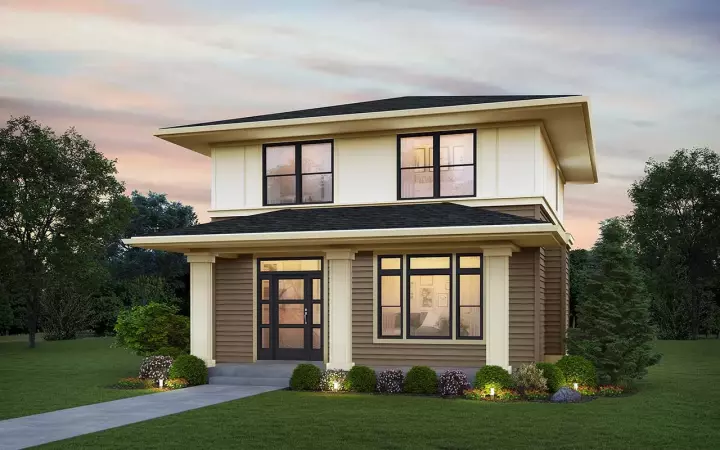 Bungalow house plans 74-948 - front exterior, 1,396 sq ft, 3 bed, 2 bath house plans | Monster House Plans