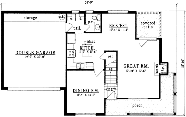 Main Floor Plan: 75-239