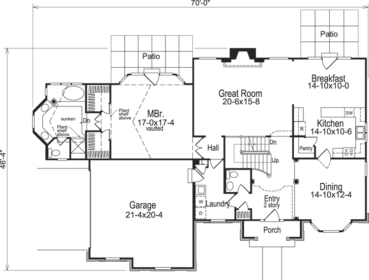 Main Floor Plan: 77-131
